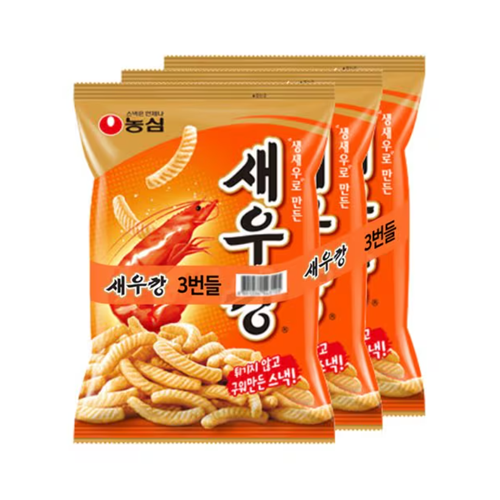 농심)새우깡 3번들 3P